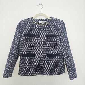 Boden navy blue and white